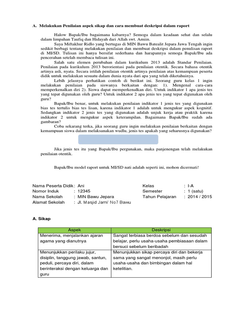 Materi Pelajaran 6 Contoh Kata Motivasi Di Raport Sd Materi Pelajaran 6 Contoh Kata Motivasi Di Raport Sd