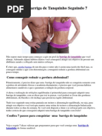 Conquiste a Barriga de Tanquinho Seguindo 7 Passos