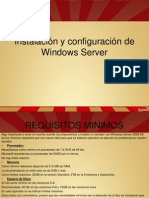 Instalación y Configuración de Windows Server