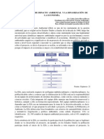 La Evaluacion de Impacto Ambiental y La Dinamización de La Economía