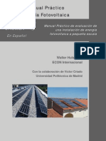 Manual Instalaciones Fotovoltaicas Domésticas