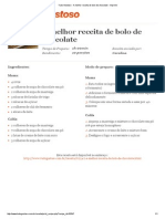 Tudo Gostoso - A Melhor Receita de Bolo de Chocolate - Imprimir PDF