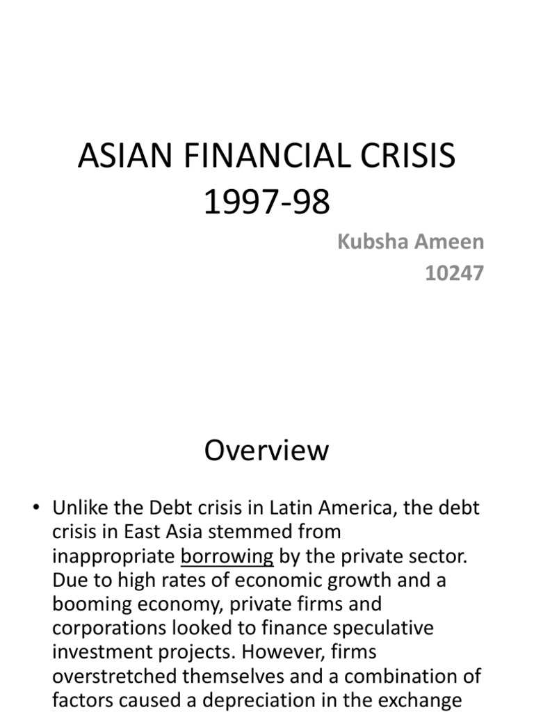 research paper on asian financial crisis