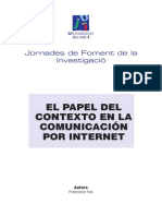 El Papel Del Contexto en La Comunicación Por Internet.