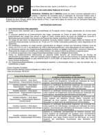 Edital Abertura Publicado Dou