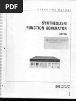 Download HP 3325A Synthesizer Function Generator Operating Manual by vlad_alucard SN23517187 doc pdf