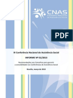Informe 001.2013-Recomendacoes Aos Conselhos para Acessibilidade Nas Conferencias