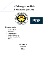 Download Makalah PKn Pelanggaran Hak Asasi Manusia HAM Kelas XI SMAN 34 Jakarta - Lulu Zakia  by LuluZakia SN235182768 doc pdf