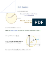 Circle Equations: All Points Are The Same Distance From The Center