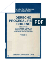 21. Derecho Procesal Penal Chileno Tomo 1 - Horvitz, Maria Ines & Lopez, Julian