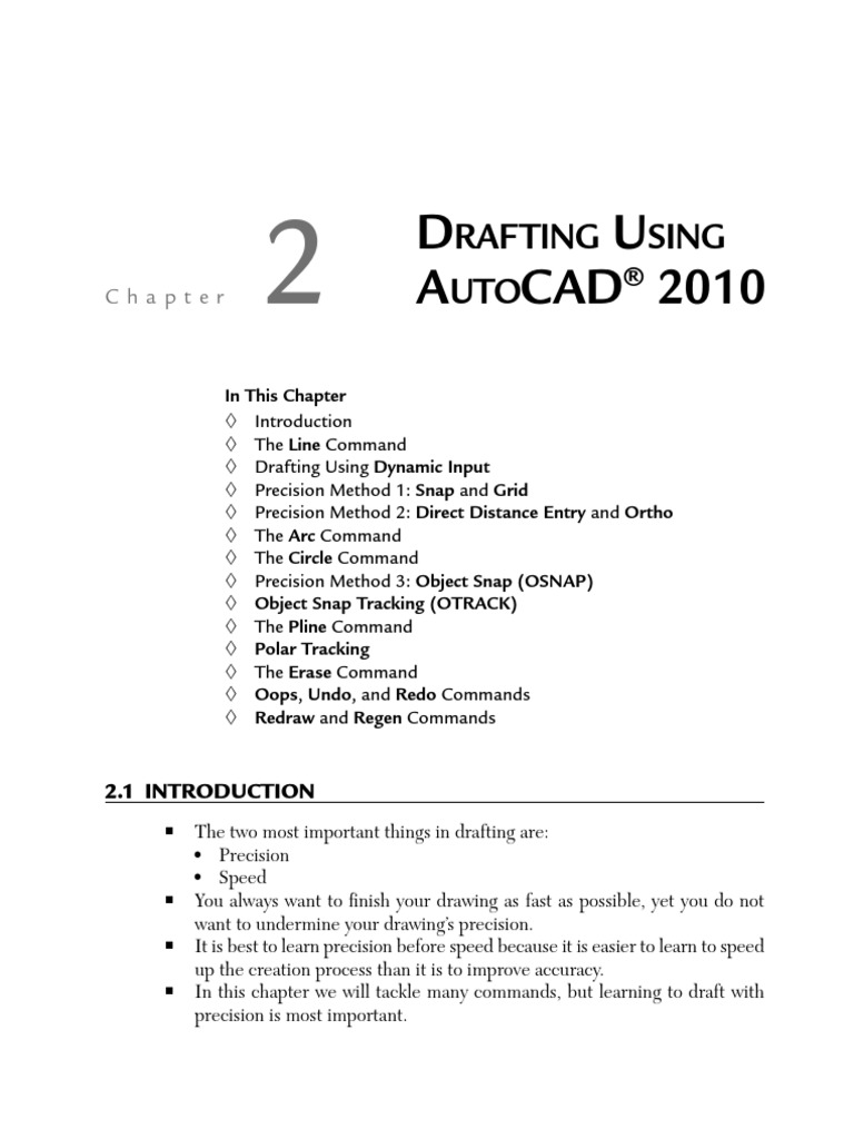 Drafting Using Autocad® 2010 | PDF | Circle | Angle