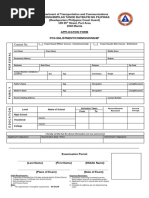 PCG Application Form and Requirements | PDF | Test (Assessment)