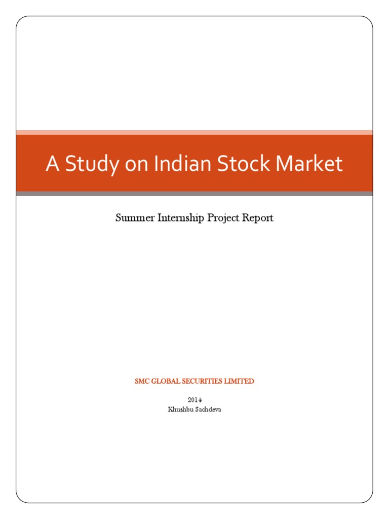 Indian Stock Market | PDF | Financial Markets | Stocks
