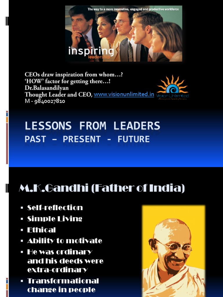 Lessons From Leaders | PDF