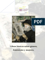 Libros Básicos Sobre Género,Feminismo y Mujeres