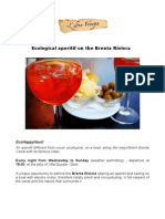 Ecological aperitif on the Brenta Riviera