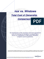 Linux vs Windows Tco Comparison