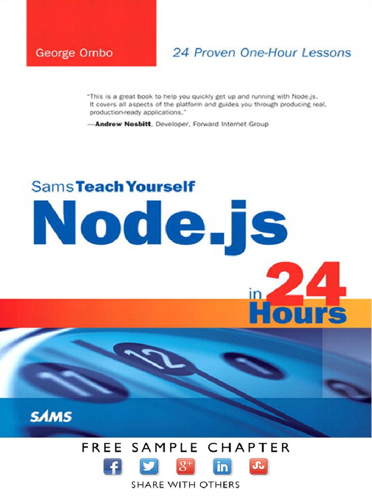 Node js24hrs | PDF | Twitter | Java Script