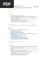 TFIN50 Financial Accounting I & TFIN52 Financial Accounting II (Incl. Case Study)