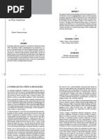 A Formação Da Crítica Brasileira Moderna - Releitura de Papéis Colados