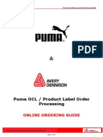 Avery Puma Order Processing Manual.