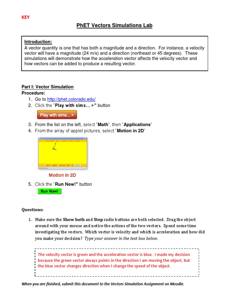 phet vectors simulations lab key | Euclidean Vector | Acceleration