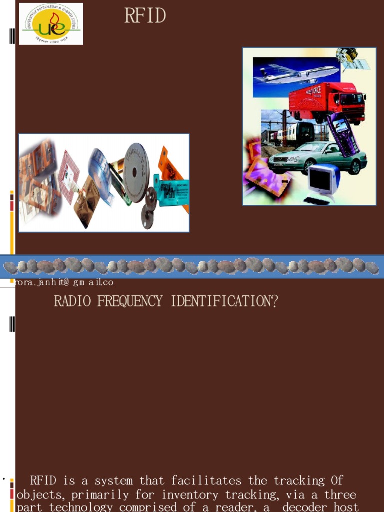 R. F .I. D Technology | PDF | Radio Frequency Identification | Computing