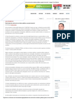 Publicidade dos salários de servidores públicos - posição favorável (Claudio Chequer)