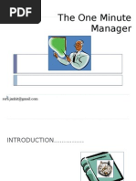 Download one minute manager ppt by rajan SN23521203 doc pdf
