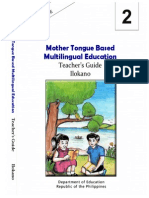 Mother Tongue Based Multilingual Education: Teacher's Guide Ilokano