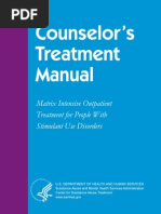 Matrix Counselor Treatment Manual