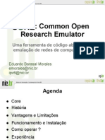Core-1 Common Open Research Emulator - NIC - BR