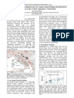 Research Proposal: Investigation Into Low Angle Normal Faulting and Aftershock Distribution in The Central Appenines, Central Italy