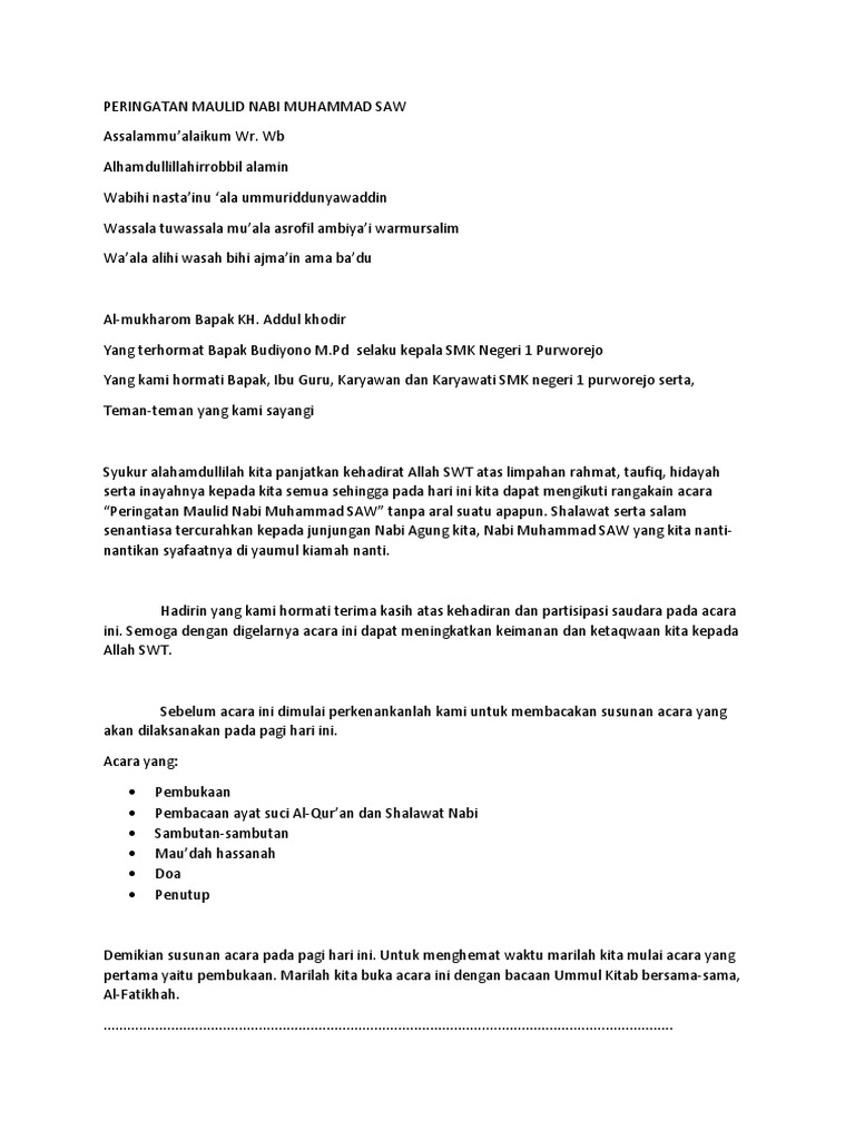 Kumpulan Mc Acara Siraman Kumpulan Contoh Teks Mc