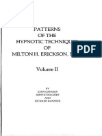 Hypnosis Milton H. Erickson - Patterns of The Hypnotic Techniques - Vol 2