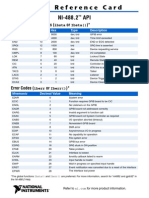 Ni 488.2 Code Reference Card