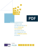 Estu Dio: de Diagnóstico Sobre El Nivel de Utilización de Las en Las de Acción Social Que Trabajan en Pro de La en España