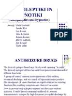 Antiepileptiki in Hipnotiki: (Antiepileptics and Hypnotics)