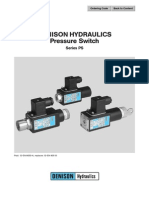 Denison Hydraulics Pressure Switch: Series PS