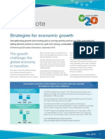 G20 - Policy Note Strategies For Economic Growth