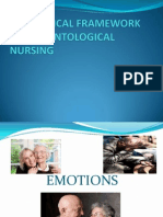 Theoretical Framework On Gerontological Nursing
