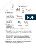 De Quervain's Tenosynovitis Exercises