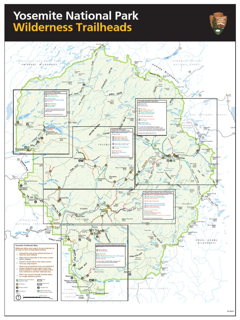 Yosemite Campground Map PDF PDF