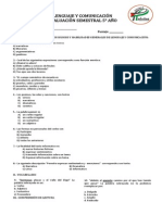 Evaluación Semestral 5°