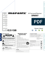 AV Surround Receiver: Owner's Manual