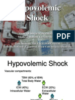Hypovolemic Shock: General Surgery Orientation Medical Student Lecture Series