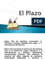 El Plazo y El Cargo