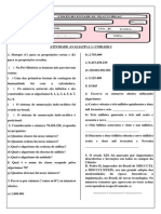 Prova 1.1. 6º Ano