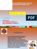 Presentacion Exequatur Uft