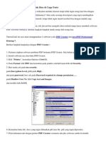 Cara Membuat File PDF Tidak Bisa Di Copy Paste